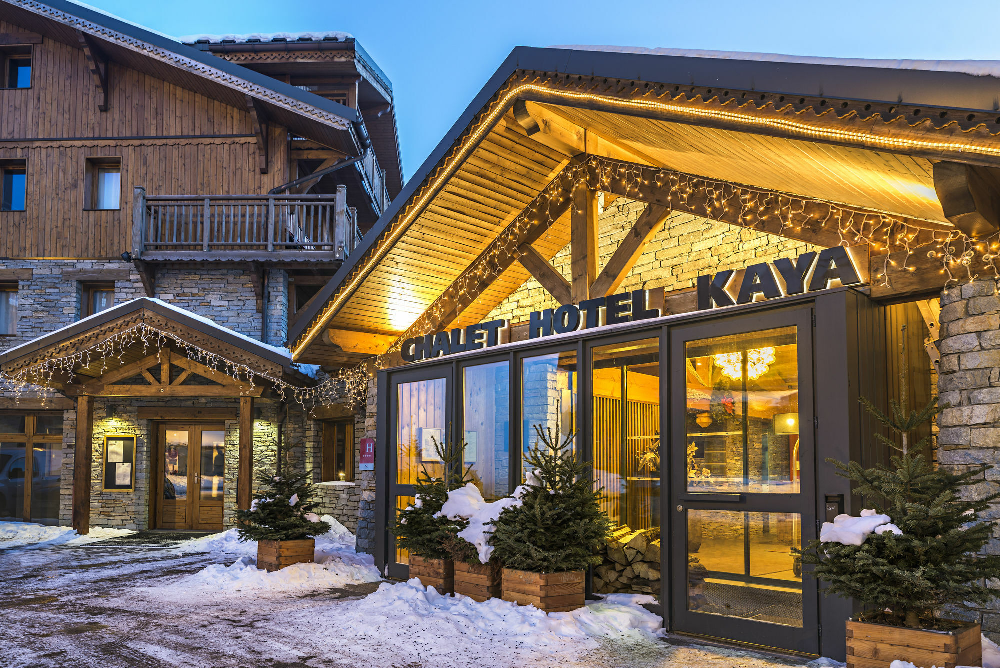 Chalet Hotel Kaya Saint-Martin-de-Belleville Exterior foto